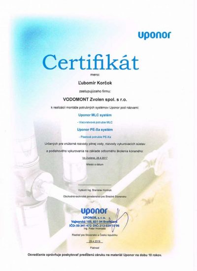 Certifikát-Uponor-739x1024